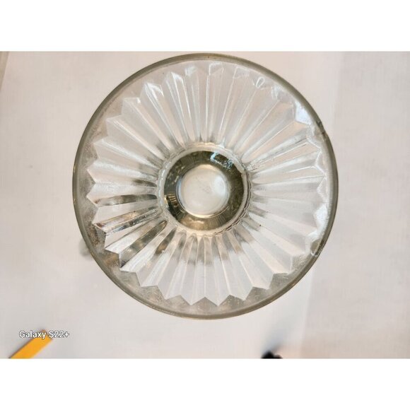 Vintage Jeanette Iris & Herringbone Clear Carnival Depression Glass 9" Pitcher F - Picture 3 of 10